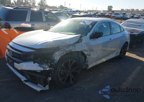 2020 Honda Civic Sedan Sport z USA, uszkodzony, nr VIN 2HGFC2F83LH581084